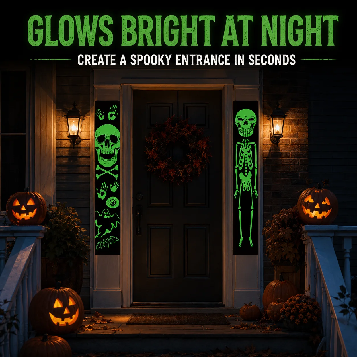 2 Stück Halloween-Gartenbanner – Halloween Skeleton Decoration Bewertung und Preis