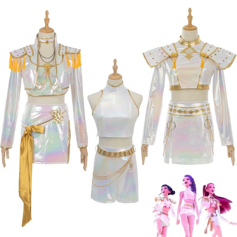 Cosplay Kostüm PU Leder Weiß S – Halloween Costume Kids Bewertung und Preis