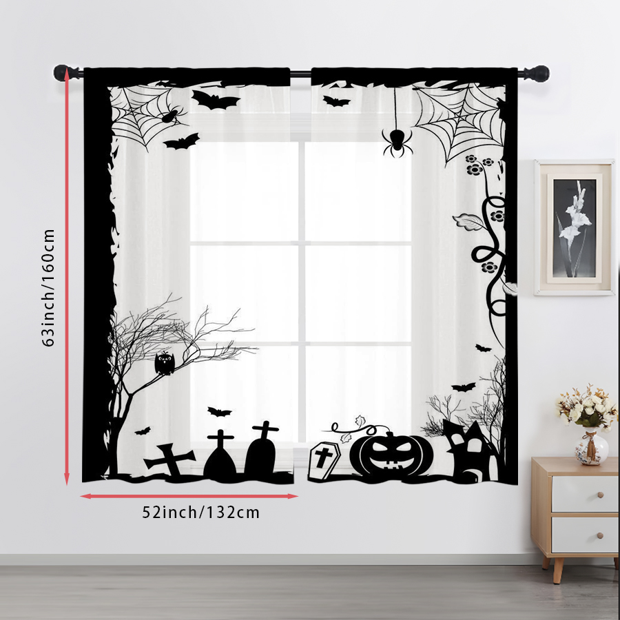 2 Stück Digital Bedruckte Tran – Spider Web Halloween Decoration Bewertung und Preis