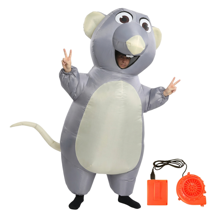 Aufblasbares Cartoon-Maus-Kost – Halloween Costume Adult Bewertung und Preis
