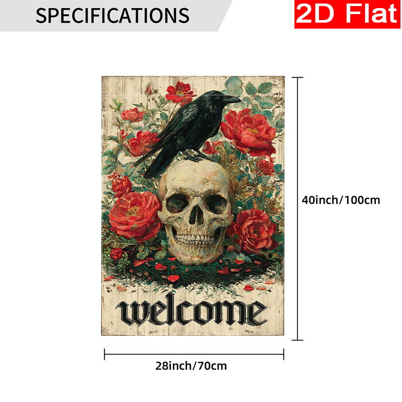 2D-Flach – 2D-Flache Halloween – Halloween Skeleton Decoration Bewertung und Preis