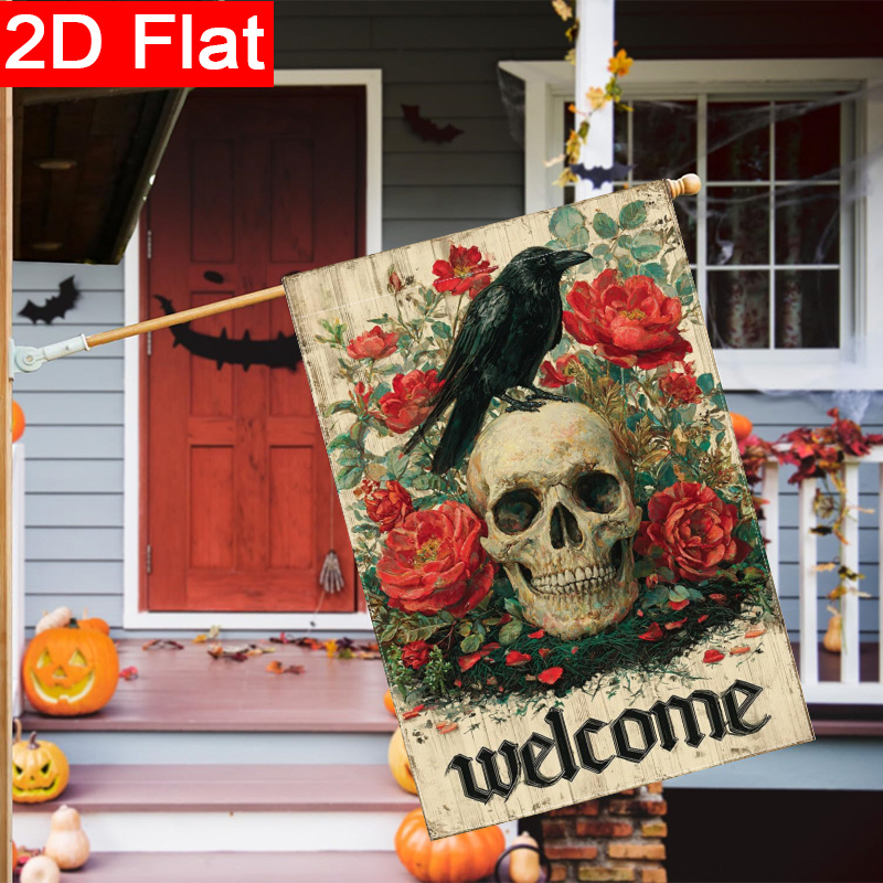 2D-Flach – 2D-Flache Halloween – Halloween Skeleton Decoration Bewertung und Preis