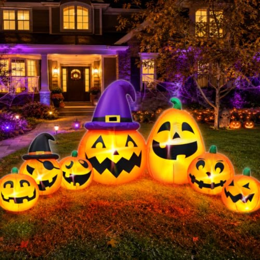 Aufblasbare Halloween-Kürbis-D – Halloween Pumpkin Decor Led Bewertung und Preis