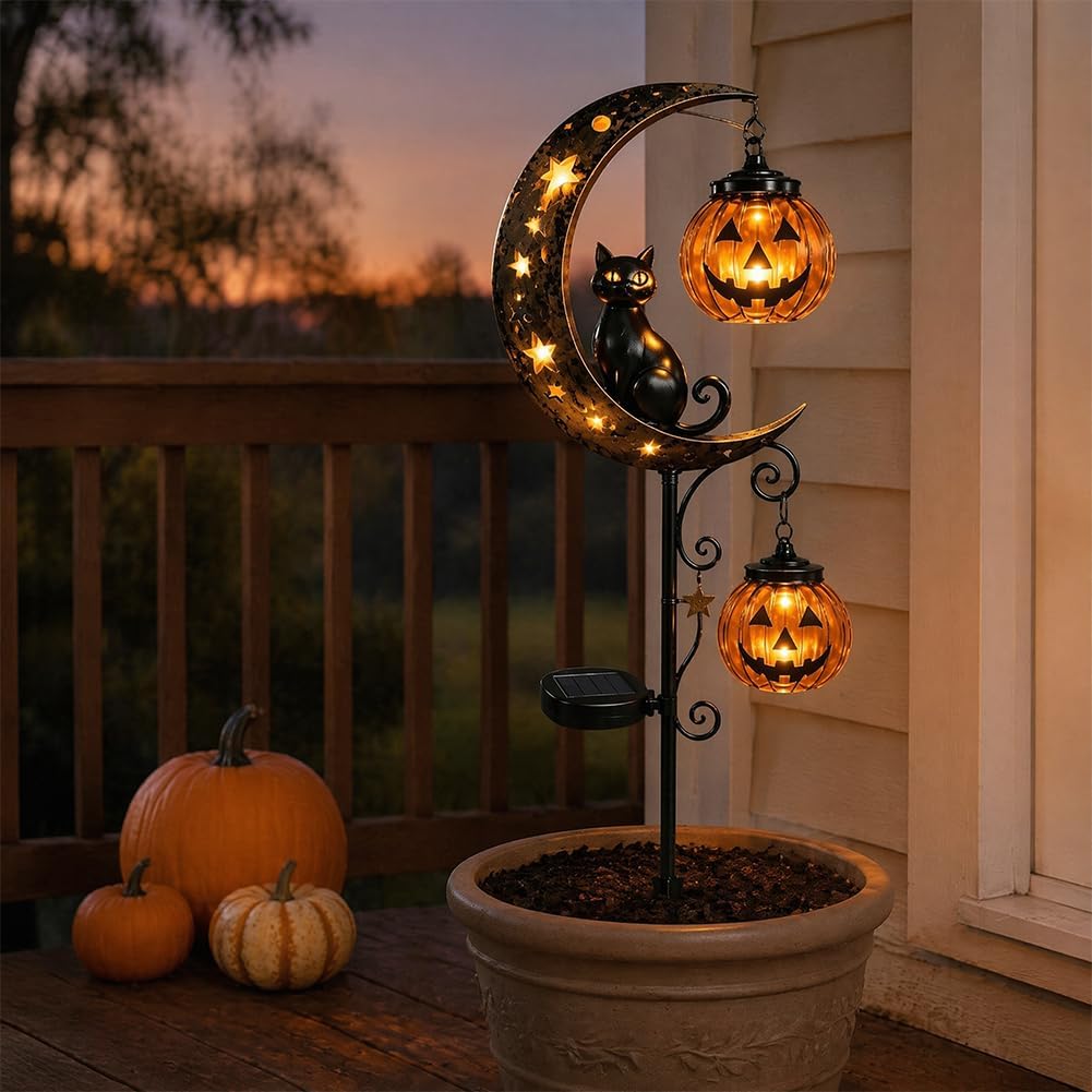 Solar-Halloween-Gartenleuchte  – Pumpkin Lantern Halloween Bewertung und Preis