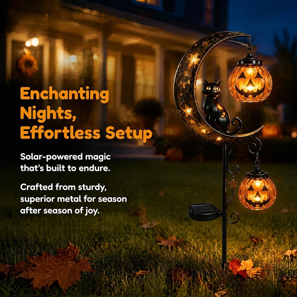 Solar-Halloween-Gartenleuchte  – Pumpkin Lantern Halloween Bewertung und Preis