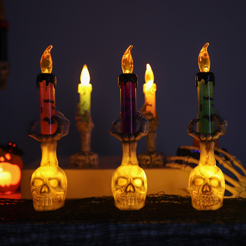 Halloween-Skeletthand-Kerzenli – Halloween Pumpkin Decor Led Bewertung und Preis