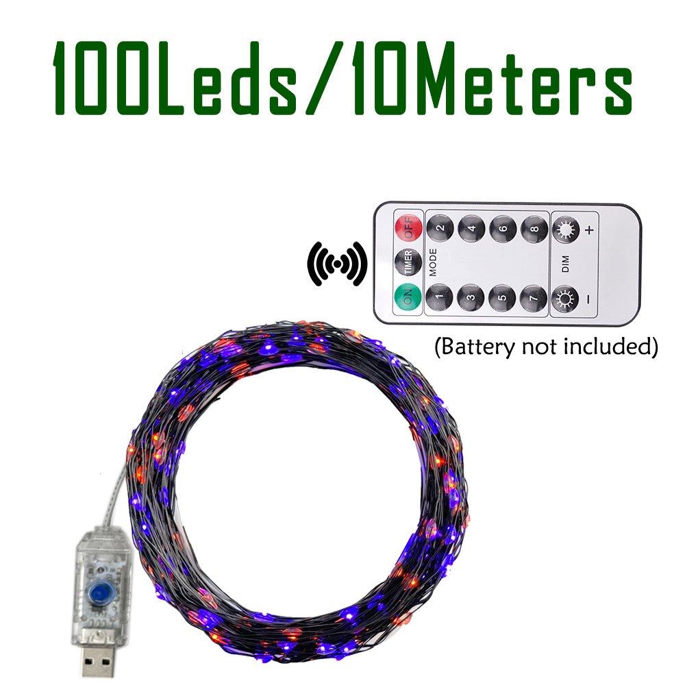 100/200 LEDs Lichterketten Ora – Halloween Led String Lights Orange Bewertung und Preis