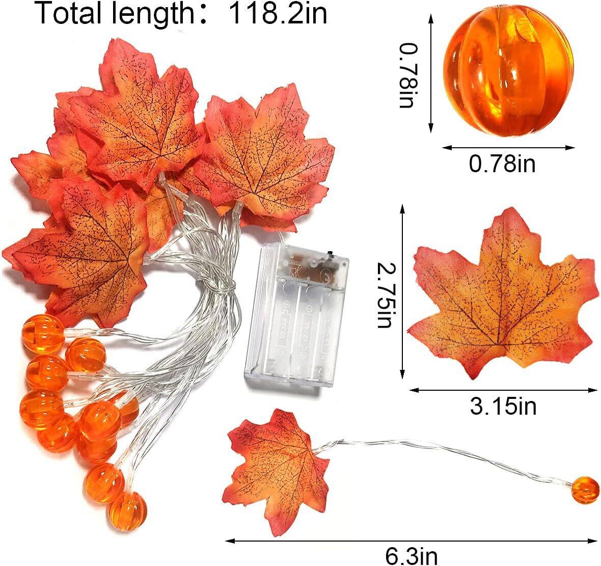 59/118 Zoll Halloween Kürbis A – Halloween Led String Lights Orange Bewertung und Preis